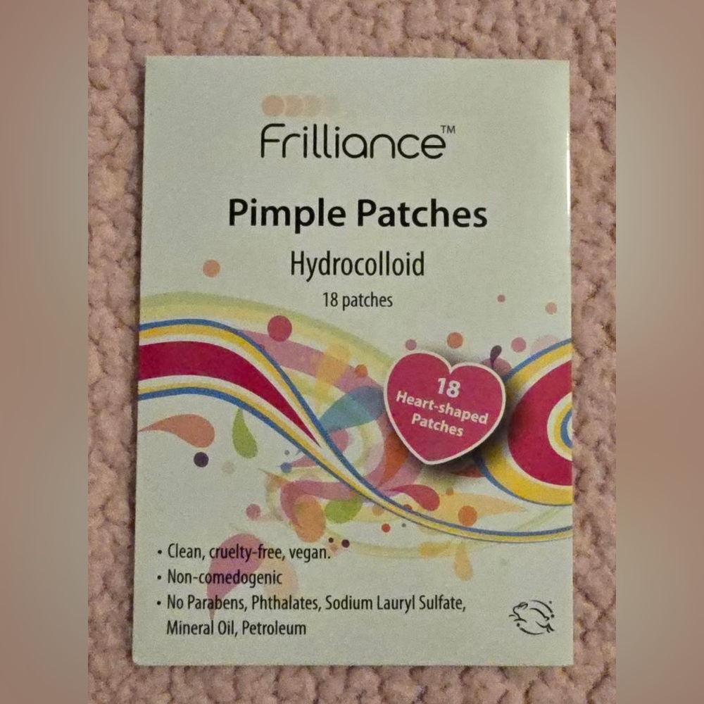 ‼️CLEARANCE‼️💕Frilliance💕 Pink Heart Shaped Hydrocolloid Pimple Patches - 1 Pack